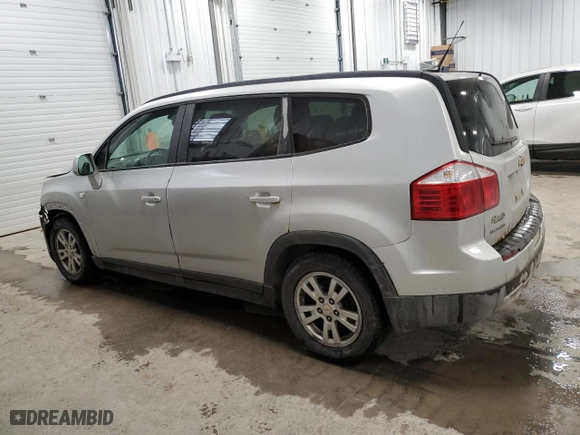 2012 Chevrolet Orlando 1LT with VIN KL77P2EM5CK661885, listed as a Copart auction lot 50344865 with 212398 miles and Clean Title. Bid and sale history available at carsss.com. Image 2.