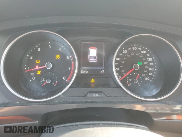 2019 Volkswagen Tiguan SE with VIN 3VV3B7AX4KM066161, listed as a Copart auction lot 59897705 with 86,556 mi miles and Salvage title. Bid and sale history available at DreamBid. Image 9.