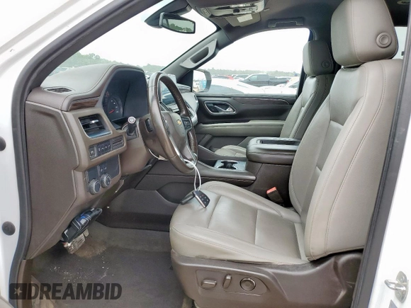 2021 Chevrolet Suburban LT with VIN 1GNSCCKD2MR265366, listed as a Copart auction lot 65439595 with 106,345 mi miles and Salvage title. Bid and sale history available at DreamBid. Image 7.