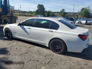 2015 BMW 7 Series 750Li xDrive with VIN WBAYF8C50FD655443, listed as a Copart auction lot 61092005 with Not provided miles and Salvage title. Bid and sale history available at DreamBid. Image 2.