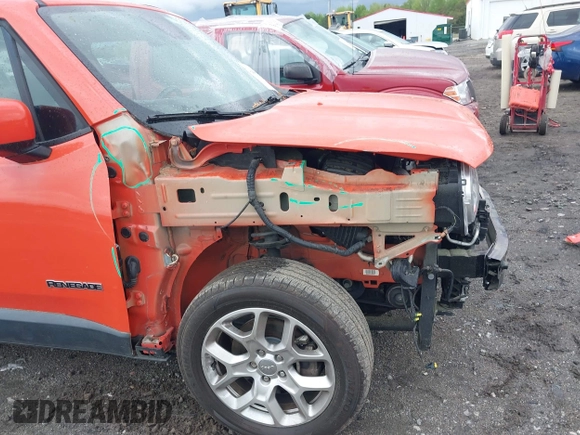 2017 Jeep Renegade Latitude z VIN ZACCJABB8HPG49324, wystawiony jako IAAI lot #42005994 z przebiegiem 96 803 mil mil oraz . Historia ofert i sprzedaży dostępna na DreamBid. Obrazek 18.