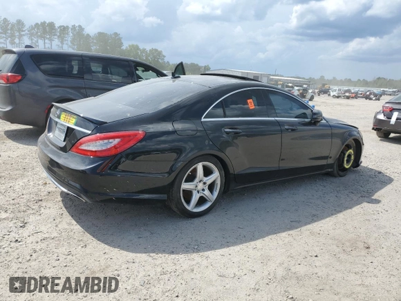 2012 Mercedes-Benz CLS 550 with VIN WDDLJ7DB2CA043726, listed as a Copart auction lot 57380534 with 118,543 mi miles and Clean title. Bid and sale history available at DreamBid. Image 3.