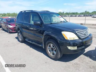 2006 Lexus GX 470 with VIN JTJBT20X960119308, listed as a IAAI auction lot 42592867 with 296,288 mi miles and . Bid and sale history available at DreamBid. Image 1.