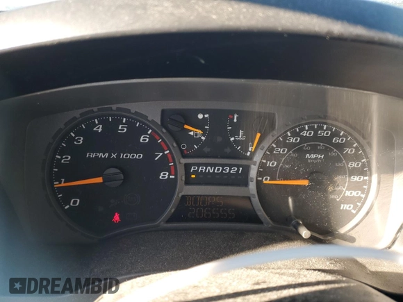 2005 GMC Canyon 1SE SLE Z71 with VIN 1GTDS136258288484, listed as a Copart auction lot 82838724 with 206,555 mi miles and Salvage Title. Bid and sale history available at carsss.com. Image 9.