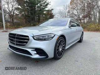 2021 Mercedes-Benz S 580 z VIN W1K6G7GB8MA039284, wystawiony jako Copart lot #59511805 z przebiegiem 78 056 mil mil oraz Tytuł czysty. Historia ofert i sprzedaży dostępna na DreamBid. Obrazek 2.