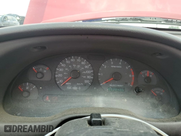 2000 Ford Mustang with VIN 1FAFP444XYF243212, listed as a Copart auction lot 60478035 with 93,248 mi miles and Salvage title. Bid and sale history available at DreamBid. Image 9.