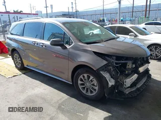 2022 Toyota Sienna LE with VIN 5TDKRKECXNS109602, listed as a IAAI auction lot 42644253 with 47,754 mi miles and . Bid and sale history available at DreamBid. Image 1.