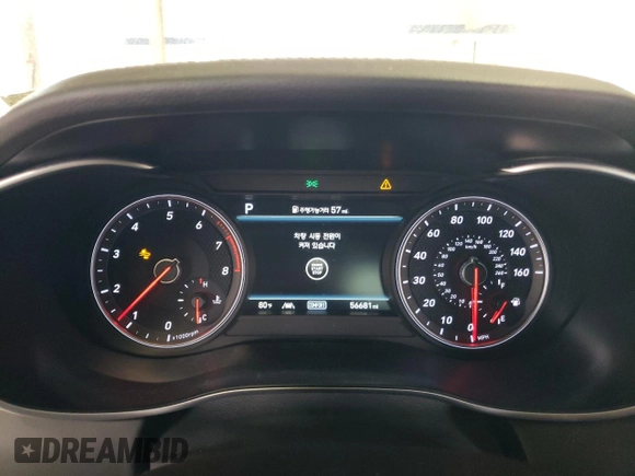2020 Genesis G70 2.0T with VIN KMTG64LA5LU060024, listed as a Copart auction lot 79660944 with 56,681 mi miles and Salvage Title. Bid and sale history available at carsss.com. Image 9.