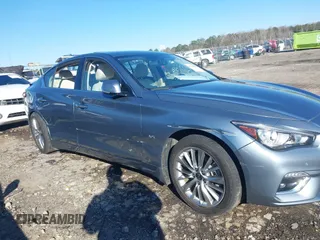 2020 Infiniti Q50 Luxe with VIN JN1EV7AP6LM201347, listed as a IAAI auction lot 41541566 with 29,697 mi miles and . Bid and sale history available at DreamBid. Image 13.