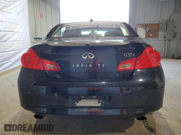 2010 Infiniti G37 x with VIN JN1CV6AR5AM250393, listed as a Copart auction lot 49869395 with 206,803 mi miles and Salvage Title. Bid and sale history available at DreamBid. Image 6.