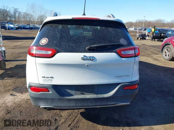 2017 Jeep Cherokee Limited with VIN 1C4PJMDB0HW529665, listed as a IAAI auction lot 41412162 with 89,074 mi miles and . Bid and sale history available at DreamBid. Image 16.
