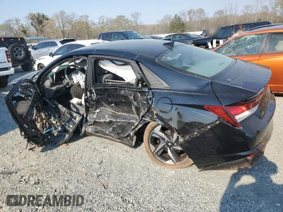 2023 Hyundai Elantra SEL z VIN KMHLS4AG0PU591696, wystawiony jako Copart lot #50603485 z przebiegiem 10 748 mil mil oraz Szkoda całkowita • Salvage title. Historia ofert i sprzedaży dostępna na DreamBid. Obrazek 2.