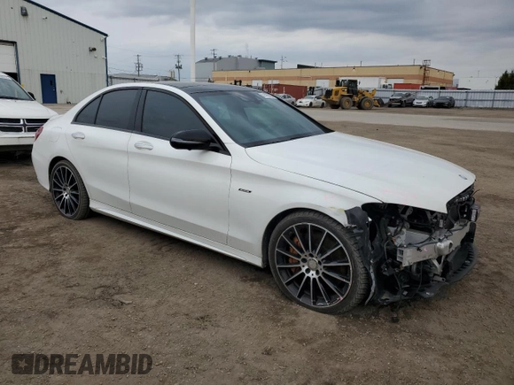 2016 Mercedes-Benz C 450 AMG with VIN 55SWF6EBXGU146728, listed as a Copart auction lot 51422965 with 170,712 mi miles and Salvage title. Bid and sale history available at DreamBid. Image 4.