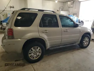 2007 Mercury Mariner Premier with VIN 4M2CU97107KJ05778, listed as a Copart auction lot 60433475 with 218,344 mi miles and Salvage title. Bid and sale history available at DreamBid. Image 3.