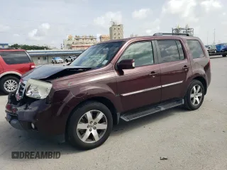 2013 Honda Pilot Touring z VIN 5FNYF3H96DB044825, wystawiony jako Copart lot #62839855 z przebiegiem 281 327 mil mil oraz Szkoda całkowita • Salvage title. Historia ofert i sprzedaży dostępna na DreamBid. Obrazek 1.
