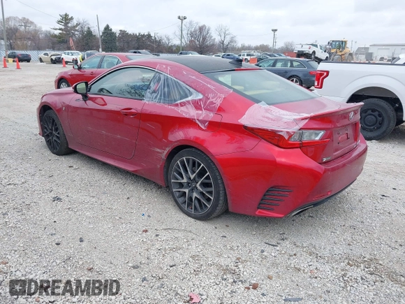 2016 Lexus RC 300 F Sport z VIN JTHSM5BC5G5001691, wystawiony jako IAAI lot #41016235 z przebiegiem 99 777 mil mil oraz . Historia ofert i sprzedaży dostępna na DreamBid. Obrazek 3.