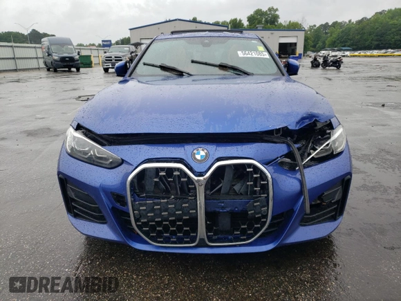 2022 BMW 4 Series 430i with VIN WBA63AV01NFL98112, listed as a Copart auction lot 56421085 with Not provided miles and Salvage title. Bid and sale history available at DreamBid. Image 5.