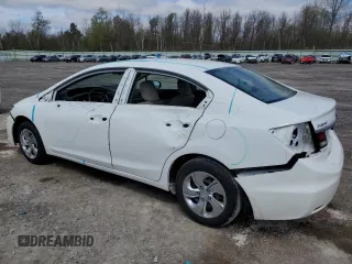 2015 Honda Civic Sedan LX with VIN 19XFB2F59FE000193, listed as a Copart auction lot 54250575 with 154,934 mi miles and Salvage Title. Bid and sale history available at carsss.com. Image 2.