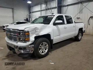2015 Chevrolet Silverado 1500 LT with VIN 3GCUKREC7FG466872, listed as a Copart auction lot 43591865 with 176,850 mi miles and Salvage Title. Bid and sale history available at DreamBid. Image 1.
