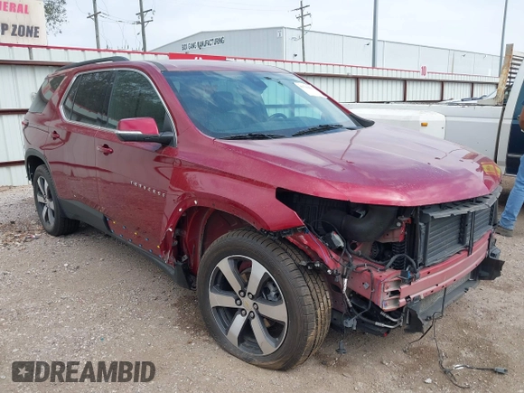 2022 Chevrolet Traverse LT with VIN 1GNERHKWXNJ131456, listed as a IAAI auction lot 41700633 with 48,952 mi miles and . Bid and sale history available at DreamBid. Image 1.
