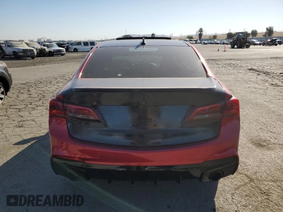 2020 Acura TLX w/Advance Pkg with VIN 19UUB3F88LY000121, listed as a Copart auction lot 71246914 with 33,202 mi miles and Salvage Title. Bid and sale history available at carsss.com. Image 6.