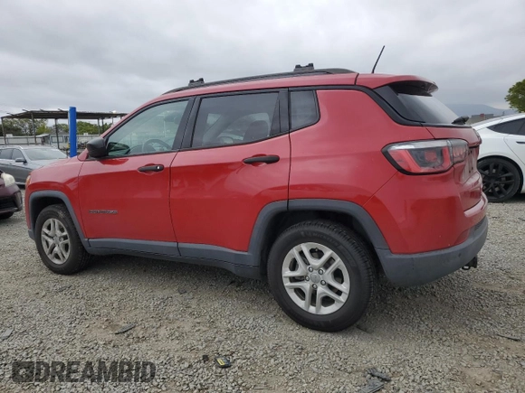 2017 Jeep Compass Sport с VIN 3C4NJCAB0HT652247, выставлен на аукционе Copart как лот 56040135 с пробегом 134 242 миль миль и Чистый • Clean title. История ставок и продаж доступна на DreamBid. Изображение 2.