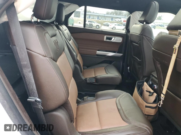 2022 Ford Explorer King Ranch with VIN 1FM5K7LC1NGA03532, listed as a Copart auction lot 84902714 with 43,030 mi miles and Salvage Title. Bid and sale history available at carsss.com. Image 11.