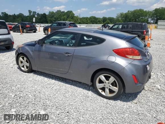 2014 Hyundai Veloster RE:FLEX with VIN KMHTC6AD2EU184412, listed as a Copart auction lot 62874805 with Not provided miles and Salvage title. Bid and sale history available at DreamBid. Image 2.