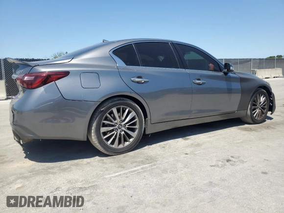 2018 Infiniti Q50 Luxe с VIN JN1EV7AP1JM353078, выставлен на аукционе Copart как лот 53455275 с пробегом 150 790 миль миль и Списание • Salvage title. История ставок и продаж доступна на DreamBid. Изображение 3.