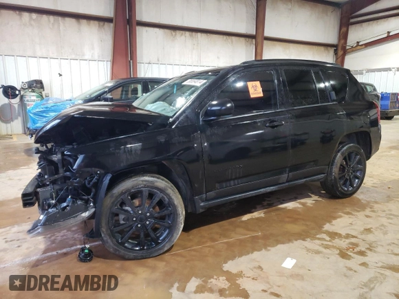 2015 Jeep Compass Sport with VIN 1C4NJCBA4FD334902, listed as a Copart auction lot 86554814 with 0 mi miles and Non Repairable. Bid and sale history available at carsss.com. Image 1.