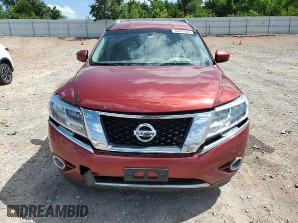 2015 Nissan Pathfinder SL with VIN 5N1AR2MM5FC663635, listed as a Copart auction lot 62075025 with 98,052 mi miles and Salvage title. Bid and sale history available at DreamBid. Image 5.