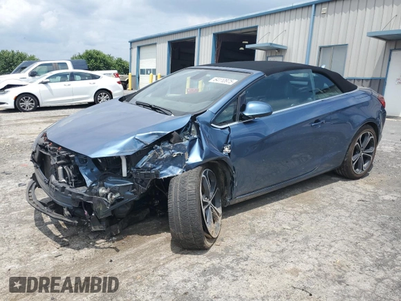 2017 Buick Cascada with VIN W04WG3N53HG018548, listed as a Copart auction lot 64110975 with 59,973 mi miles and Salvage title. Bid and sale history available at DreamBid. Image 1.