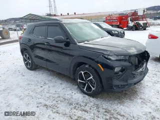 2021 Chevrolet TrailBlazer RS with VIN KL79MUSL8MB138581, listed as a IAAI auction lot 41611595 with 40,290 mi miles. Bid and sale history available at carsss.com. Image 1.
