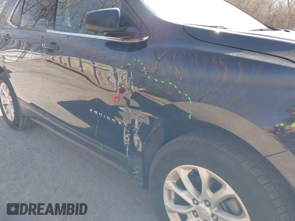2019 Chevrolet Equinox LT with VIN 2GNAXUEV4K6135155, listed as a IAAI auction lot 41796183 with 104,554 mi miles and . Bid and sale history available at carsss.com. Image 6.
