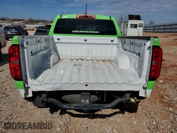 2021 Chevrolet Colorado 2WD Work Truck with VIN 1GCGSBEA9M1287604, listed as a Copart auction lot 43745825 with 67,784 mi miles and Salvage title. Bid and sale history available at DreamBid. Image 6.