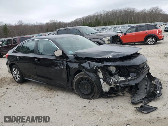 2022 Honda Civic LX z VIN 2HGFE2F24NH544392, wystawiony jako Copart lot #53513395 z przebiegiem Nie podano mil oraz Szkoda całkowita • Salvage title. Historia ofert i sprzedaży dostępna na DreamBid. Obrazek 4.