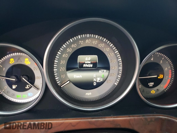 2014 Mercedes-Benz E 350 Sport with VIN WDDHF5KB2EA854735, listed as a Copart auction lot 88583415 with 99,456 mi miles and Salvage title. Bid and sale history available at DreamBid. Image 9.