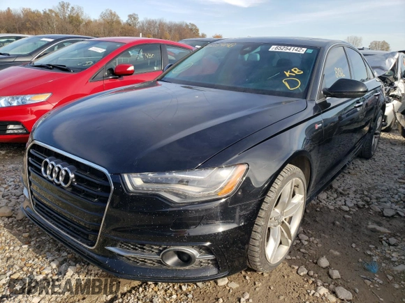 2015 Audi A6 2.0T Premium with VIN WAUFFAFC6FN011948, listed as a Copart auction lot 64715512 with 130,750 mi miles. Bid and sale history available at carsss.com. Image 2.