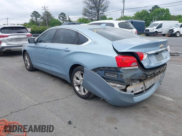 2015 Chevrolet Impala LT with VIN 1G1115SL4FU100098, listed as a IAAI auction lot 41917556 with 110,361 mi miles and . Bid and sale history available at DreamBid. Image 3.