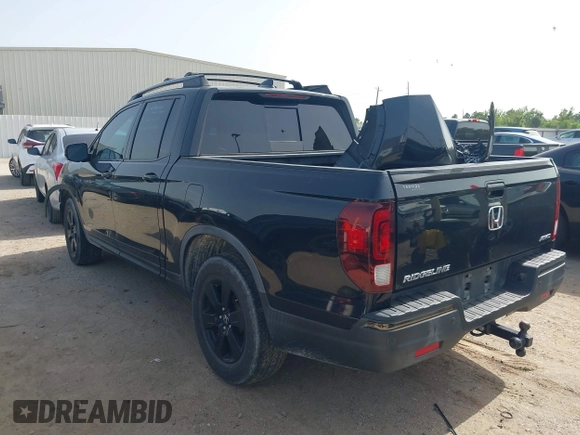 2017 Honda Ridgeline Black Edition with VIN 5FPYK3F85HB015304, listed as a IAAI auction lot 39998433 with 153,296 mi miles and . Bid and sale history available at DreamBid. Image 3.