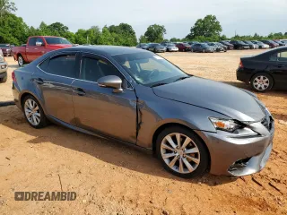 2015 Lexus IS 250 with VIN JTHBF1D21F5081349, listed as a Copart auction lot 57173495 with 69,468 mi miles and Salvage title. Bid and sale history available at DreamBid. Image 4.