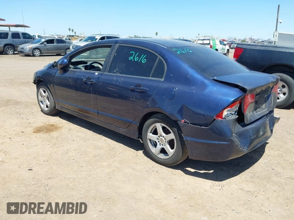 2008 Honda Civic LX with VIN 1HGFA16538L049415, listed as a IAAI auction lot 42127545 with 165,833 mi miles and . Bid and sale history available at DreamBid. Image 3.