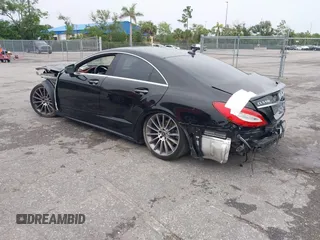 2018 Mercedes-Benz CLS-Class CLS 550 with VIN WDDLJ7DB5JA203692, listed as a IAAI auction lot 39840561 with 115,265 mi miles. Bid and sale history available at carsss.com. Image 3.