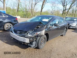 2014 Honda Civic Sedan LX with VIN 2HGFB2F56EH515298, listed as a IAAI auction lot 41966680 with 88,120 mi miles. Bid and sale history available at carsss.com. Image 18.