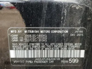 2016 Mitsubishi Lancer ES z VIN JA32U2FU5GU006185, wystawiony jako Copart lot #50559845 z przebiegiem 63 419 mil mil oraz Szkoda całkowita • Salvage title. Historia ofert i sprzedaży dostępna na DreamBid. Obrazek 12.