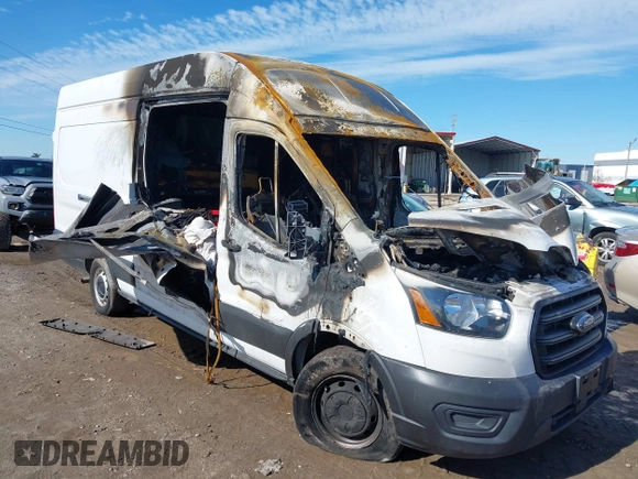 2020 Ford Transit Cargo with VIN 1FTBR3X82LKA42643, listed as a IAAI auction lot 41398109 with Not Provided miles. Bid and sale history available at carsss.com. Image 1.