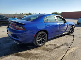 2022 Dodge Charger SXT with VIN 2C3CDXBGXNH189350, listed as a Copart auction lot 50158715 with 17,037 mi miles and Salvage Title. Bid and sale history available at DreamBid. Image 3.