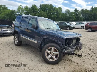 2008 Jeep Liberty Limited with VIN 1J8GN58K38W167621, listed as a Copart auction lot 65362275 with 159,482 mi miles and Clean title. Bid and sale history available at DreamBid. Image 4.