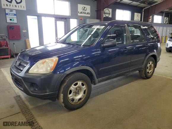 2005 Honda CR-V LX with VIN JHLRD78525C030534, listed as a Copart auction lot 54564065 with 156,446 mi miles and Clean Title. Bid and sale history available at carsss.com. Image 1.