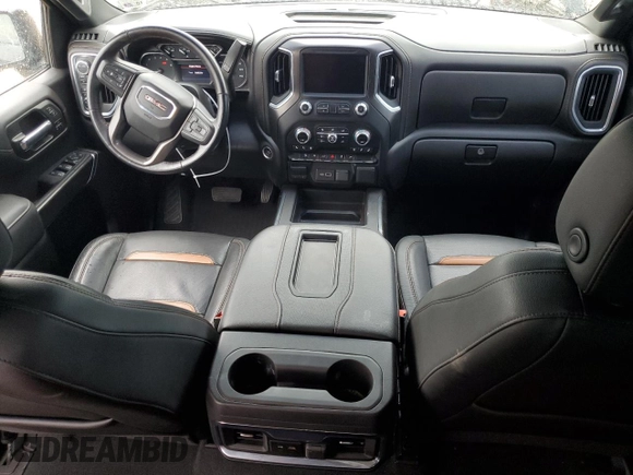 2021 GMC Sierra 1500 AT4 with VIN 3GTU9EET1MG464553, listed as a Copart auction lot 51775155 with 43,071 mi miles and Salvage Title. Bid and sale history available at carsss.com. Image 8.
